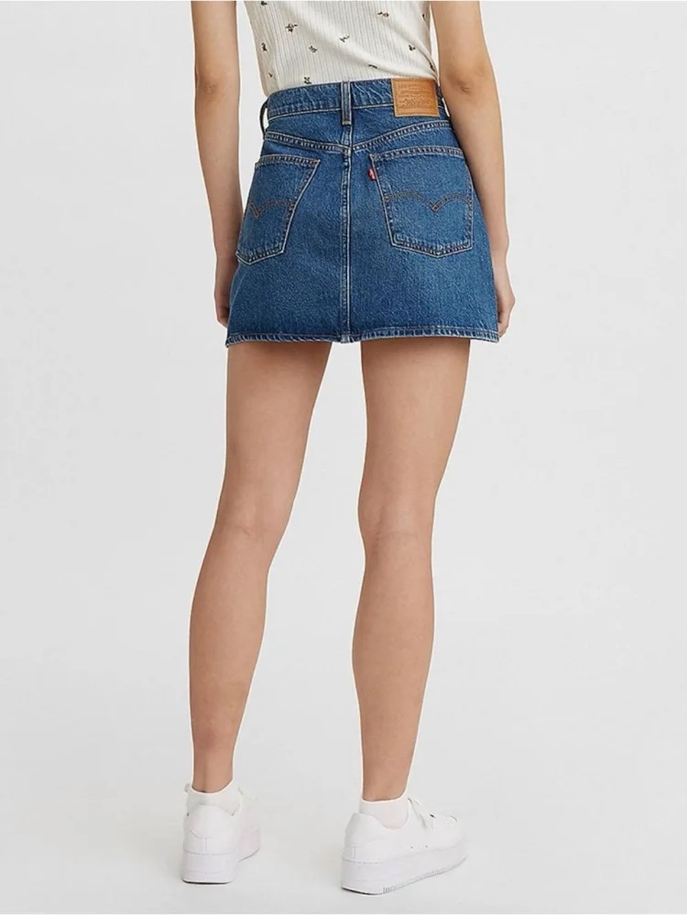 Levi’s Premium High Micro Mini Denim Skirt Size 25